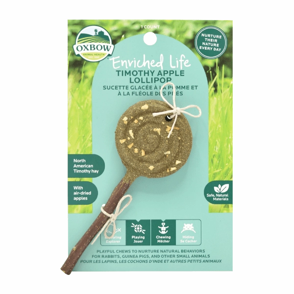 Oxbow Enriched Life - Timothy Lollipop; Apple