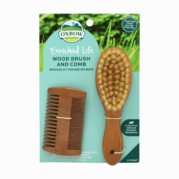 Oxbow Enriched Life - Wood Brush & Comb