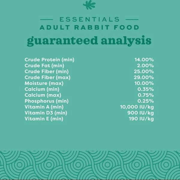 Oxbow Essentials Adult Rabbit Food