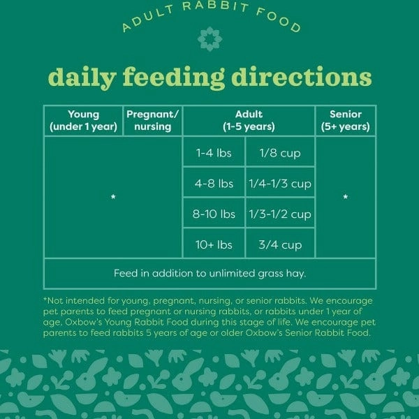 Oxbow Essentials Adult Rabbit Food