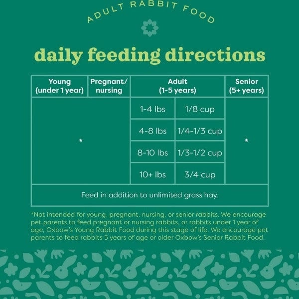 Oxbow Essentials Adult Rabbit Food