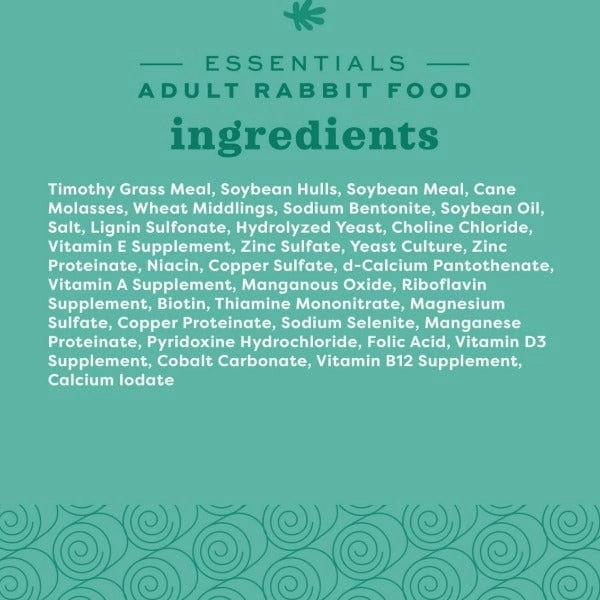 Oxbow Essentials Adult Rabbit Food