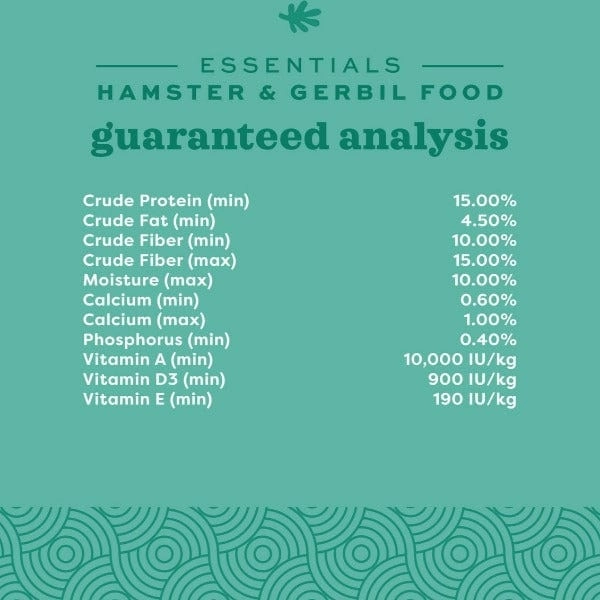 Oxbow Essentials Hamster & Gerbil Food