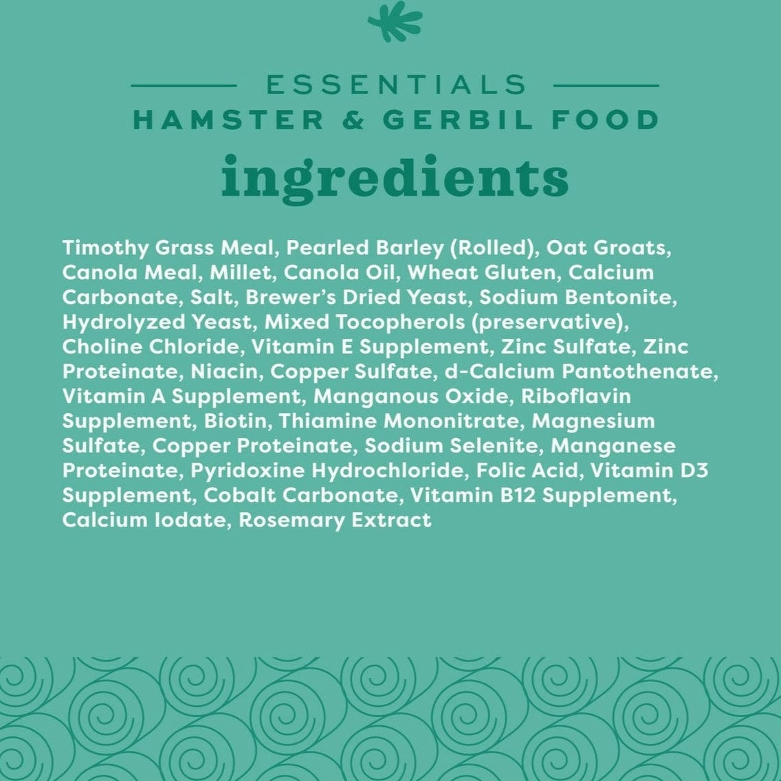 Oxbow Essentials Hamster & Gerbil Food