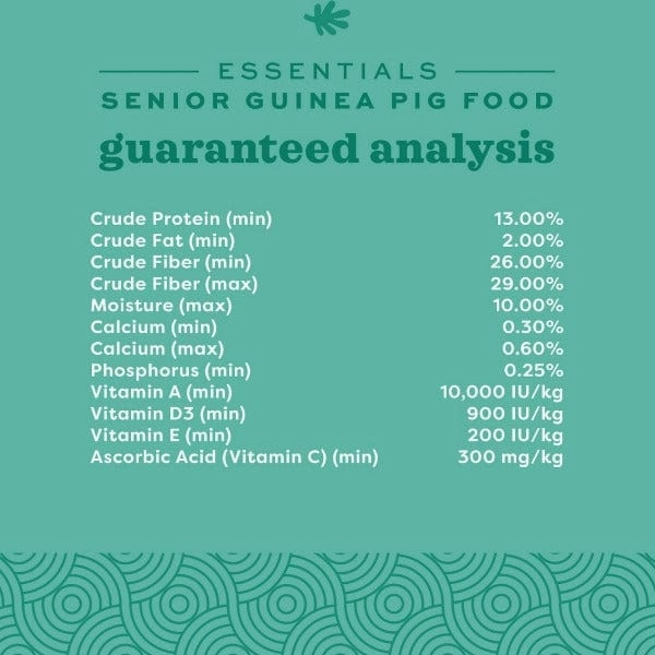 Oxbow Essentials Senior Guinea Pig Food