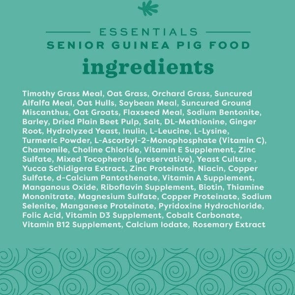 Oxbow Essentials Senior Guinea Pig Food