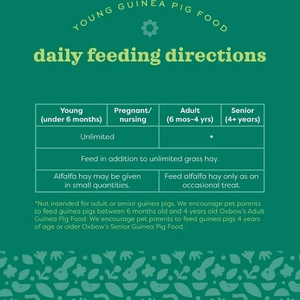 Oxbow Essentials Young Guinea Pig Food