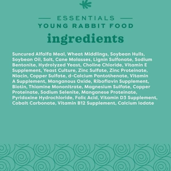 Oxbow Essentials Young Rabbit Food