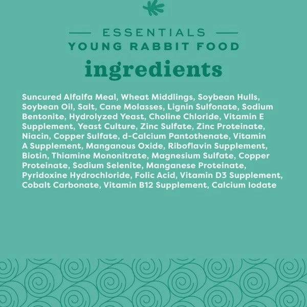 Oxbow Essentials Young Rabbit Food