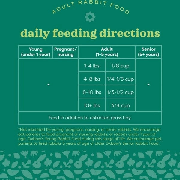 Oxbow Garden Select Adult Rabbit Food