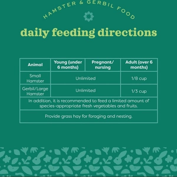 Oxbow Garden Select Hamster & Gerbil Food