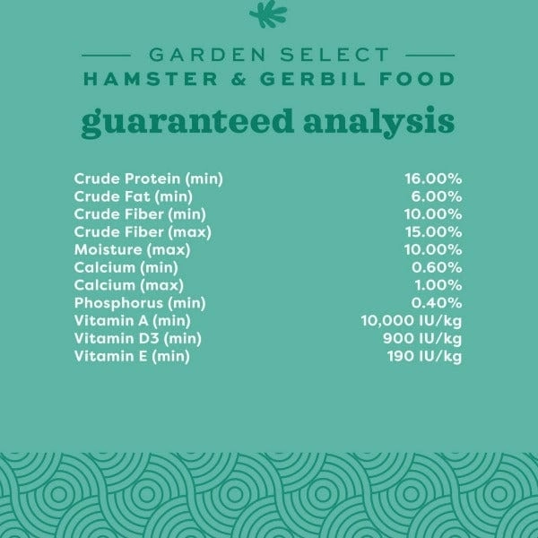 Oxbow Garden Select Hamster & Gerbil Food