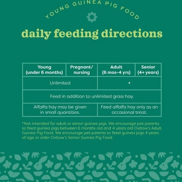 Oxbow Garden Select Young Guinea Pig Food