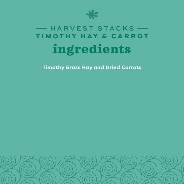 Oxbow Harvest Stacks Western Timothy with Carrots