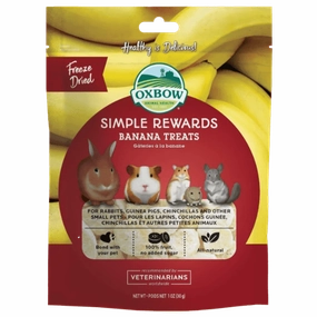Oxbow Simple Rewards Freeze Dried Banana Treats