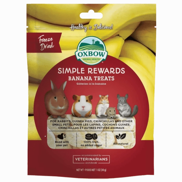 Oxbow Simple Rewards Freeze Dried Banana Treats