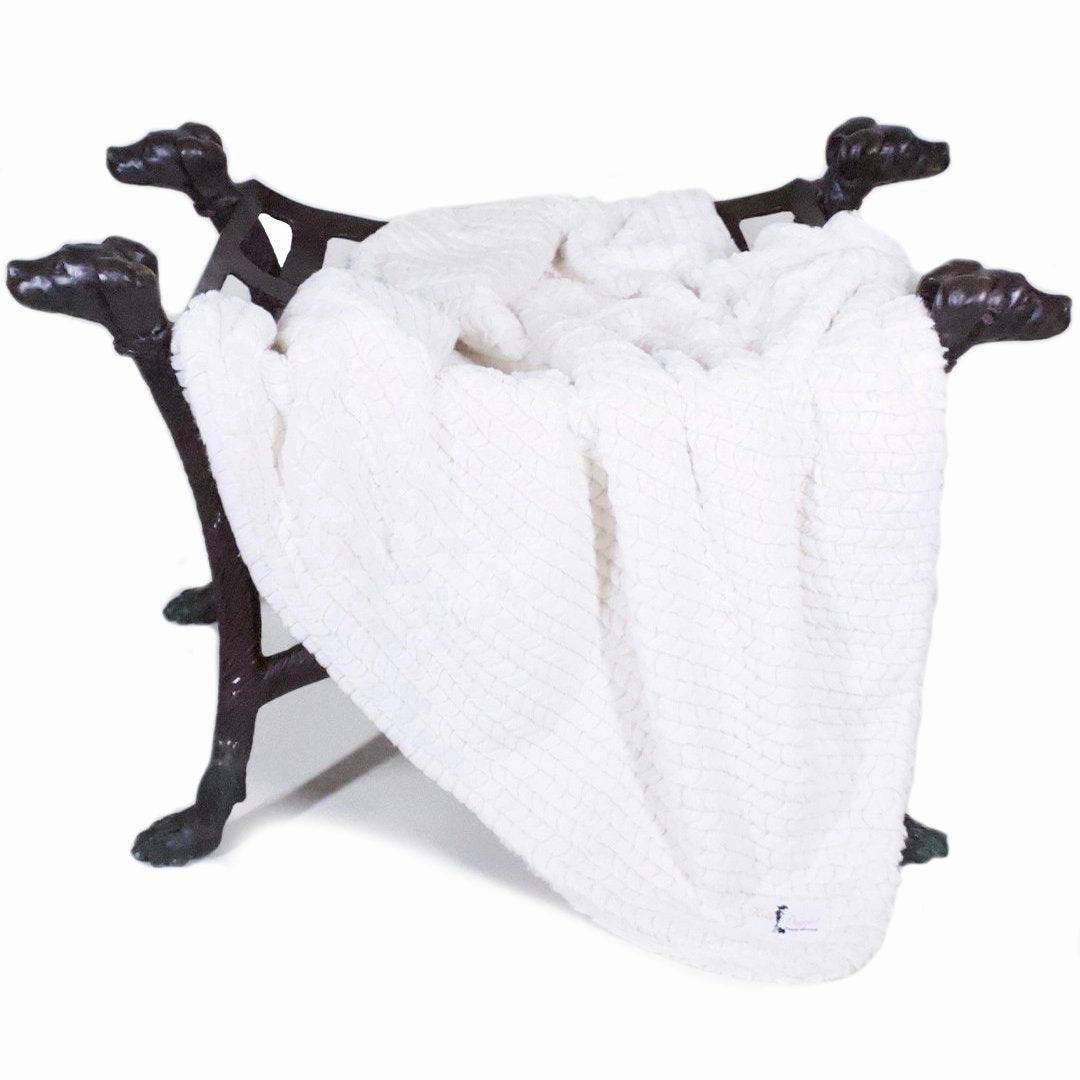 Paris Dog Blanket Ivory