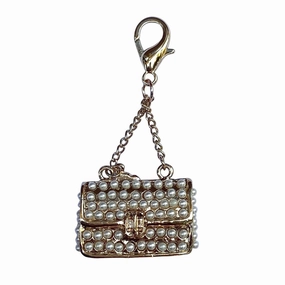 Pearl Purse Dog Collar Charm