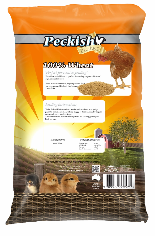 Peckish - 100% Wheat (20kg)