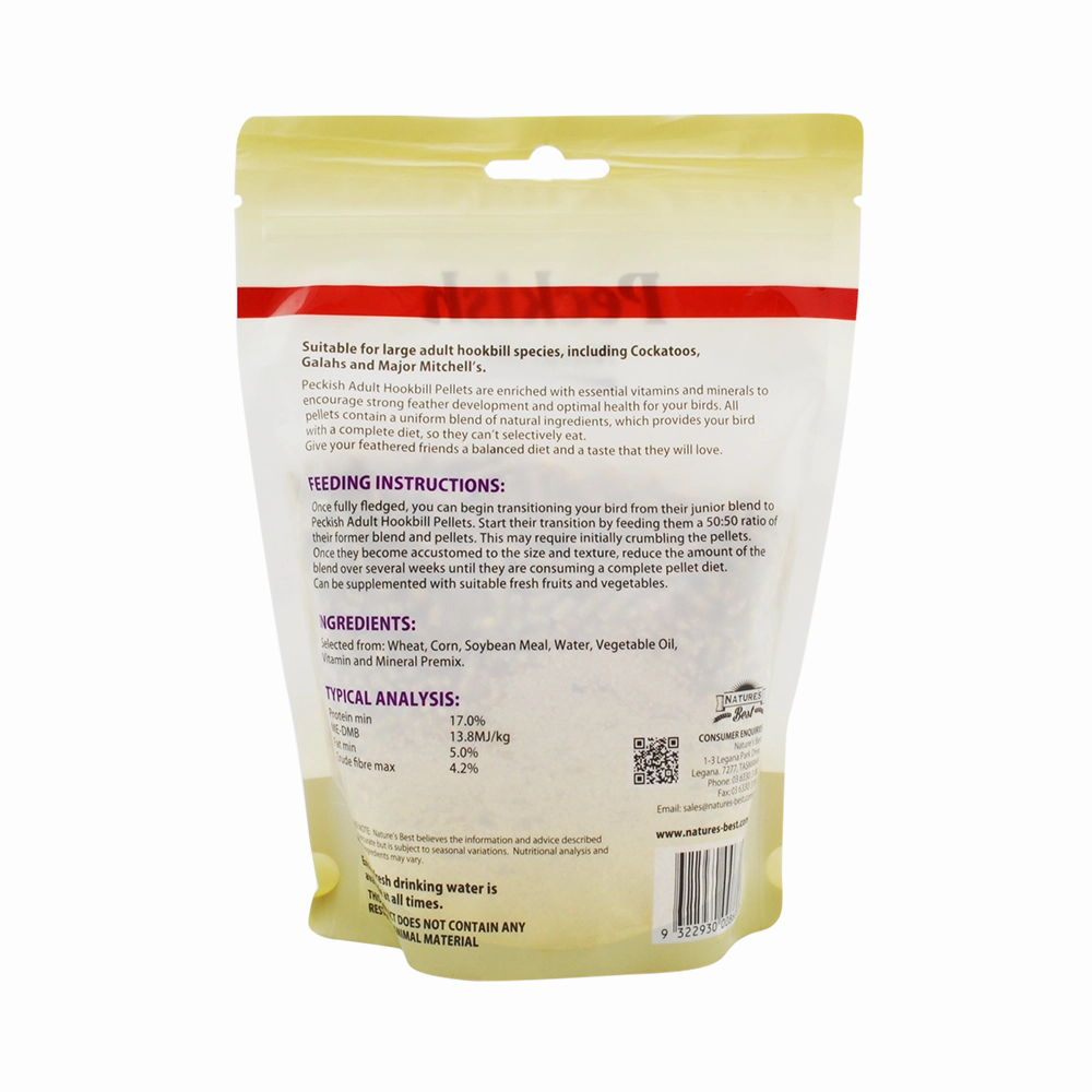 Peckish - Adult Hookbill 4mm Pellet (500g)
