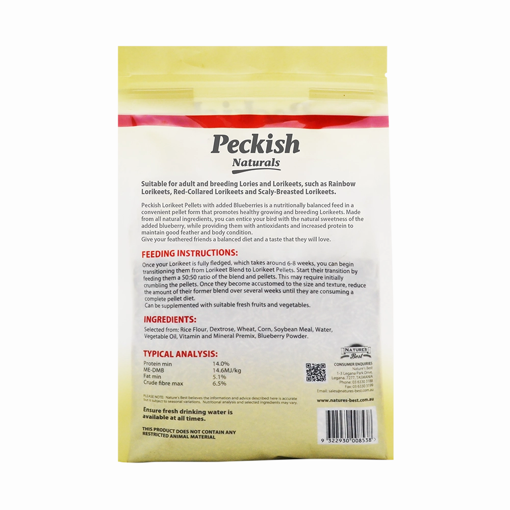 Peckish - Adult Lorikeet Pellets Blueberry (2kg)