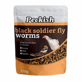 Peckish - Black Soldier Fly Worms (350g)
