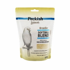 Peckish - Breeder Softbill Blend Egg & Mealworms (500g)