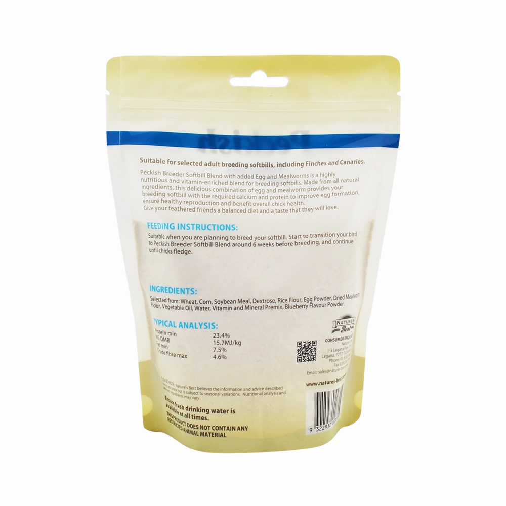 Peckish - Breeder Softbill Blend Egg & Mealworms (500g)