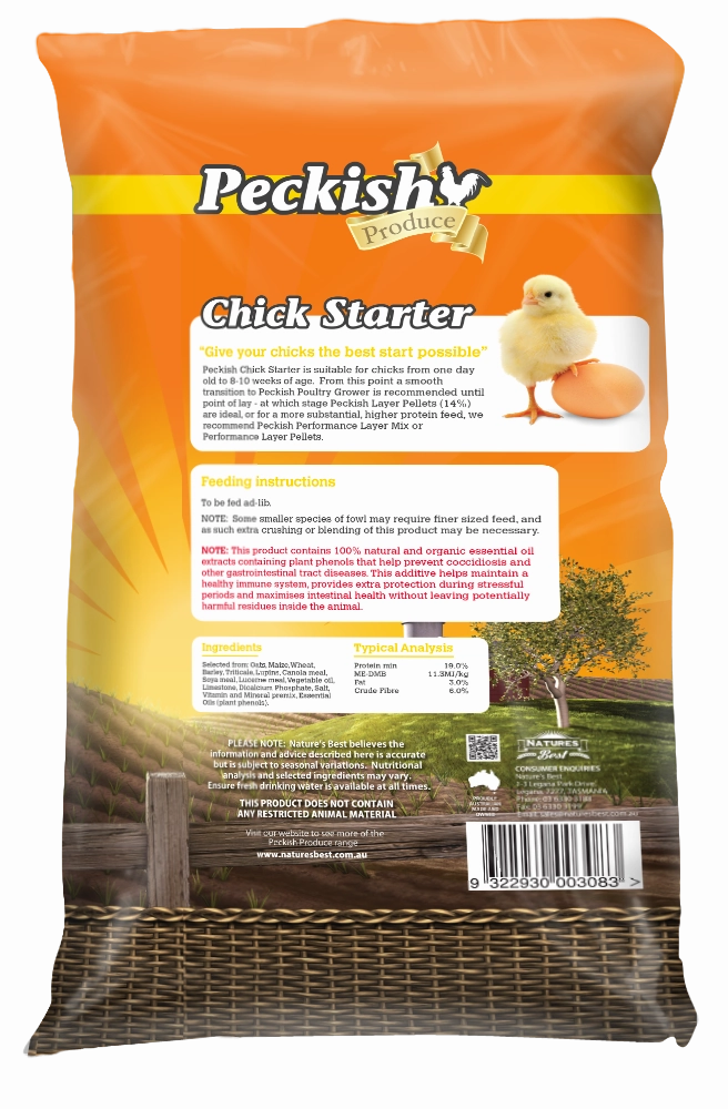 Peckish - Chick Starter (18kg)