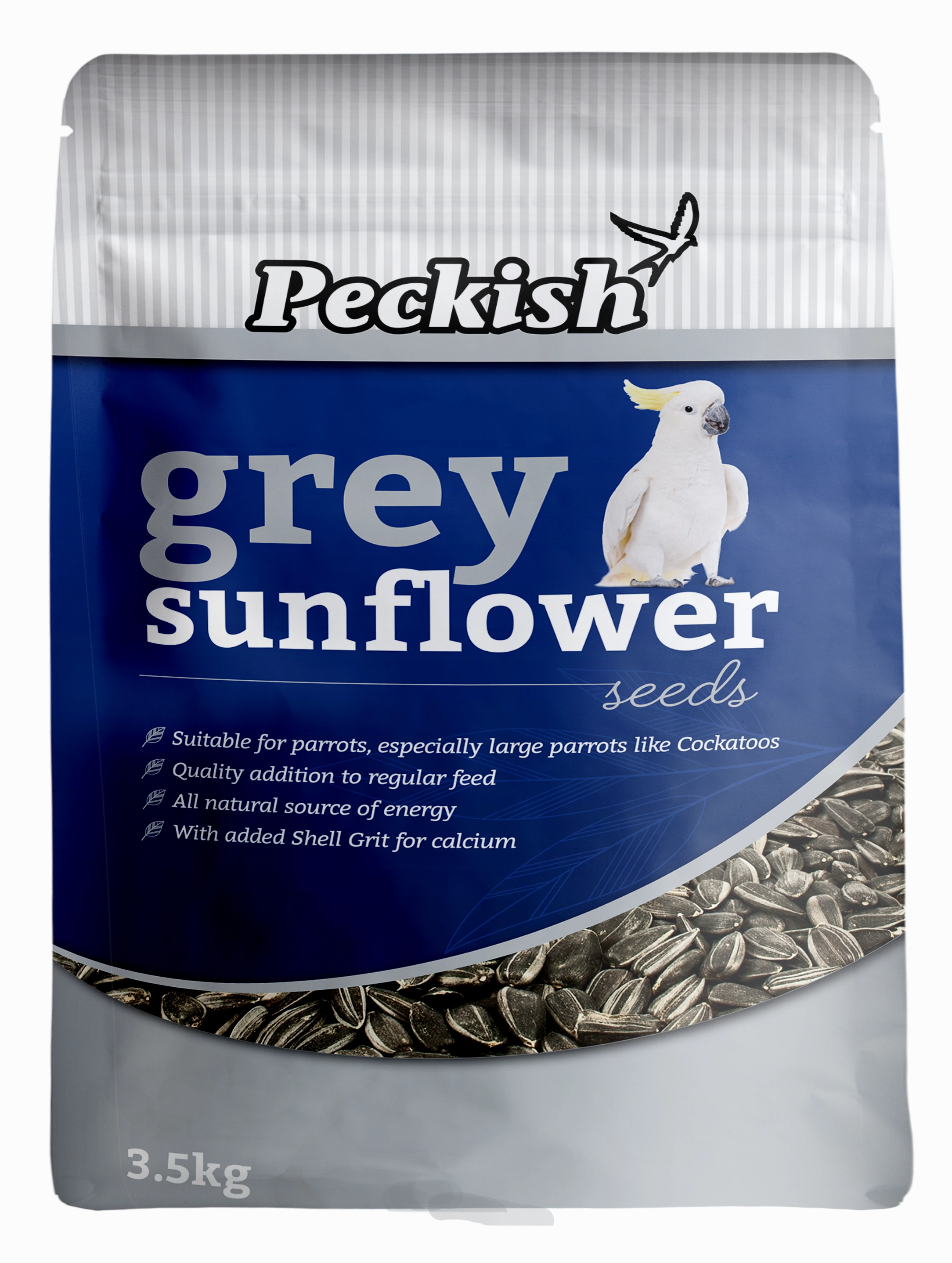 Peckish - Grey Sunflower Seed (3.5kg)
