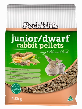 Peckish - Junior/Dwarf Rabbit Pellets (4.5kg)