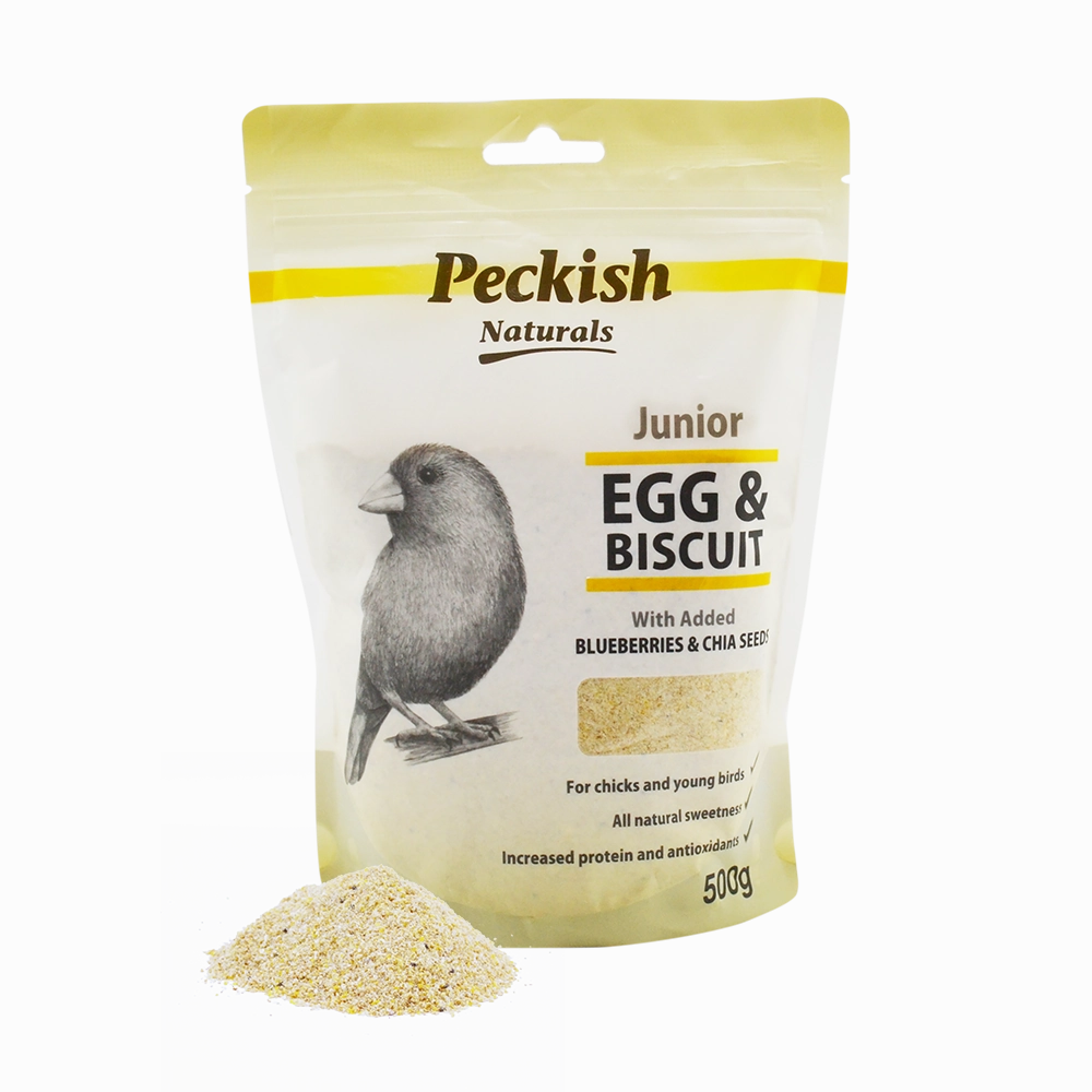 Peckish - Junior Egg & Biscuit with Blueberry & Chia Seeds (500g)