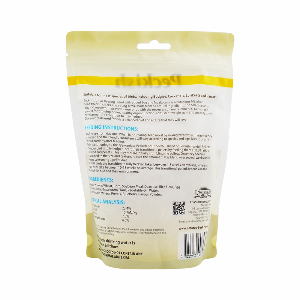Peckish - Junior Rearing Blend Egg & Mealworms (500g)