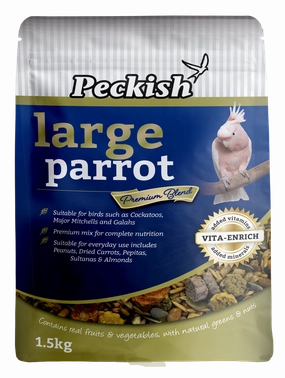 Peckish - Large Parrot Premium Blend (1.5kg)