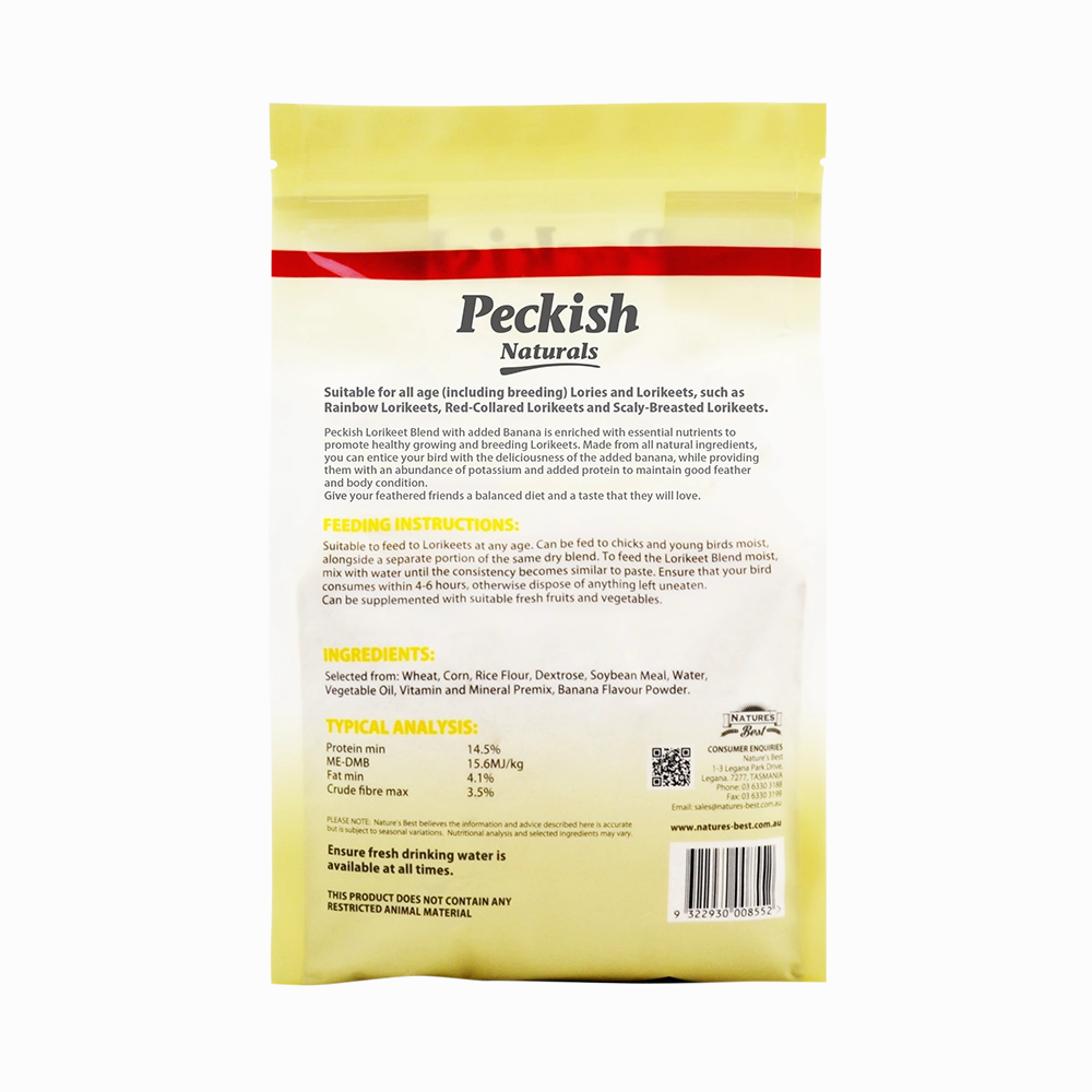 Peckish - Lorikeet Blend Banana (2kg)