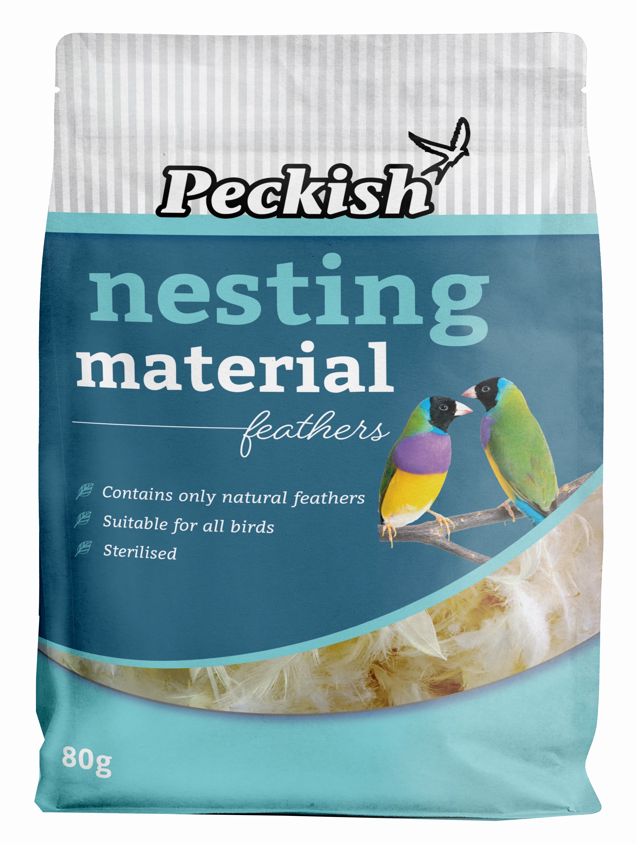 Peckish - Nesting Material Feathers (80g)