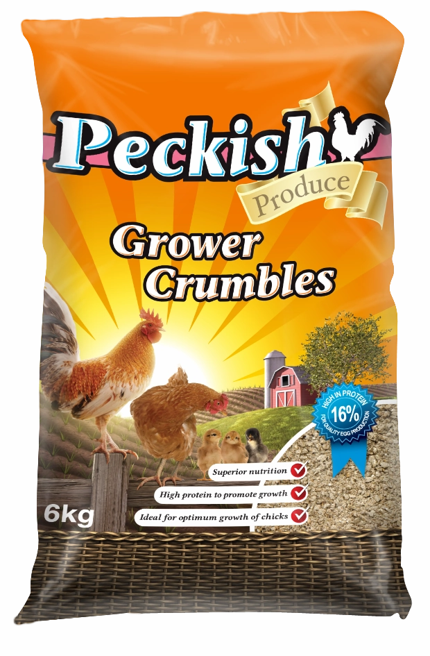 Peckish - Poultry Grower Crumbles (6kg)