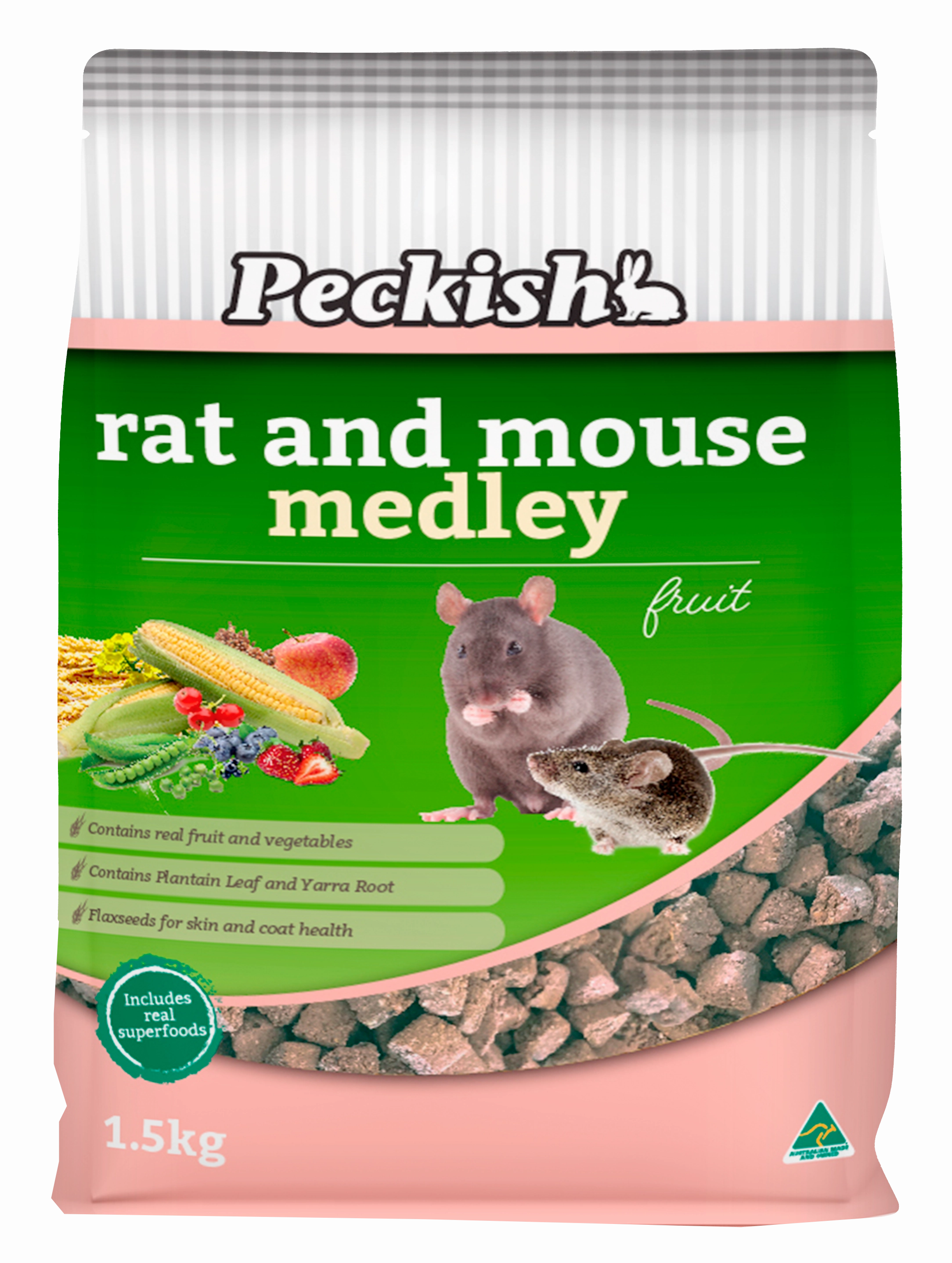 Peckish - Rat and Mouse Medley Fruit (1.5kg)