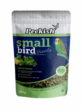 Peckish - Small Bird Natural Greens Treat 200g