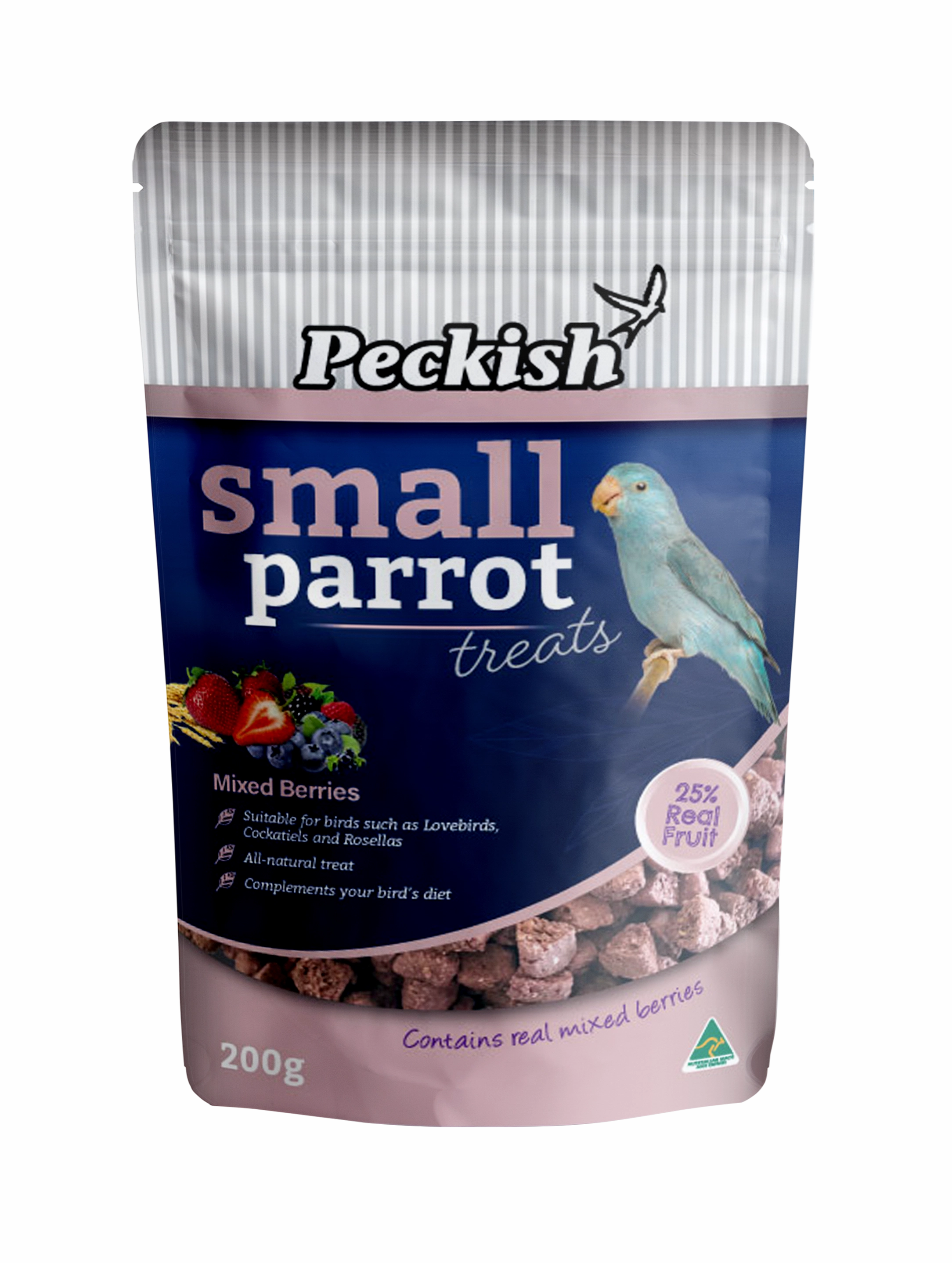 Peckish - Small Parrot Mixed Berry Treat 200g