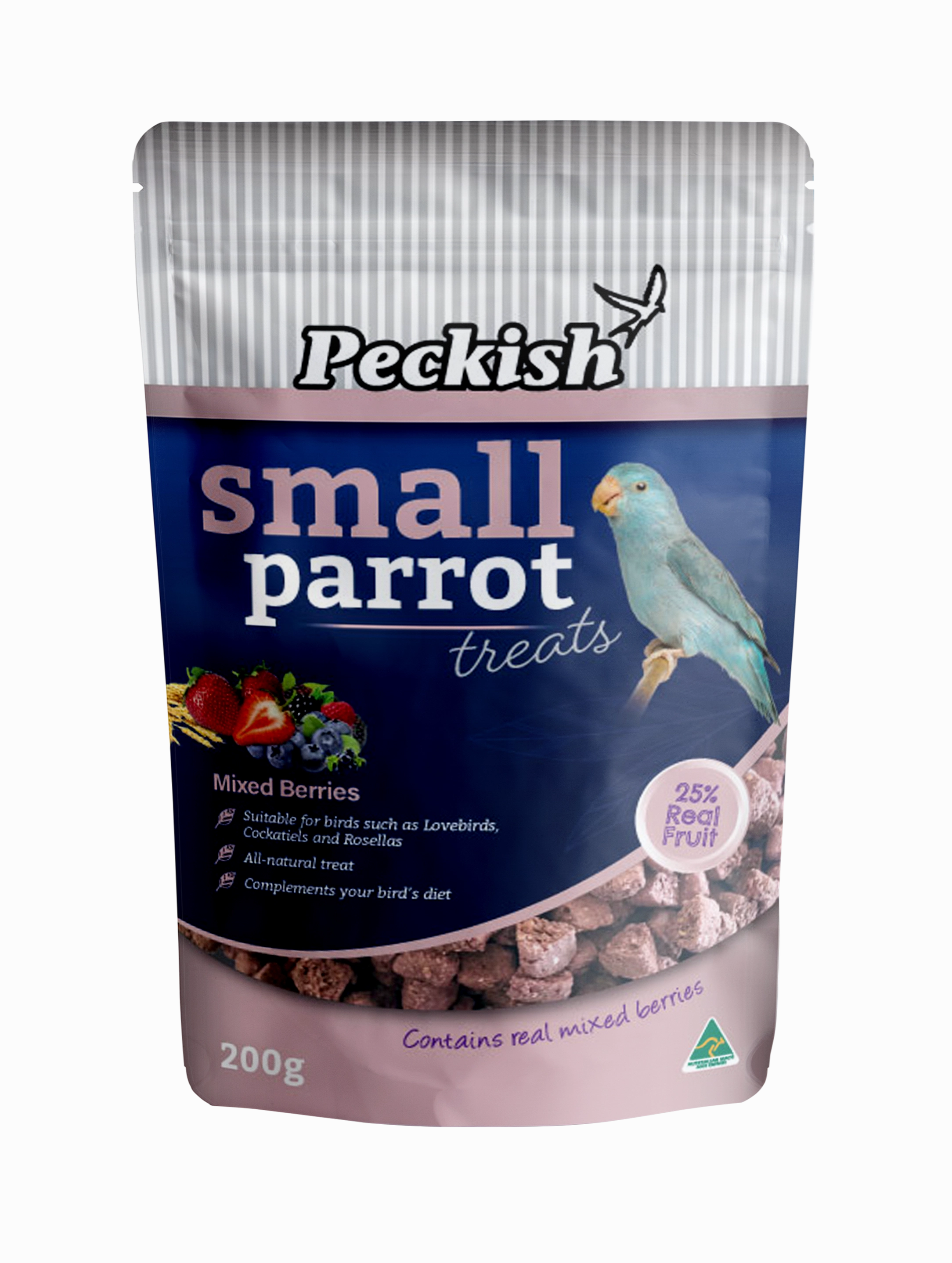 Peckish - Small Parrot Mixed Berry Treat 200g