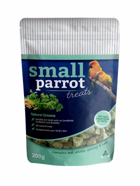 Peckish - Small Parrot Natural Greens Treat 200g