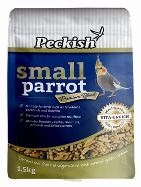 Peckish - Small Parrot Premium Blend (1.5kg)