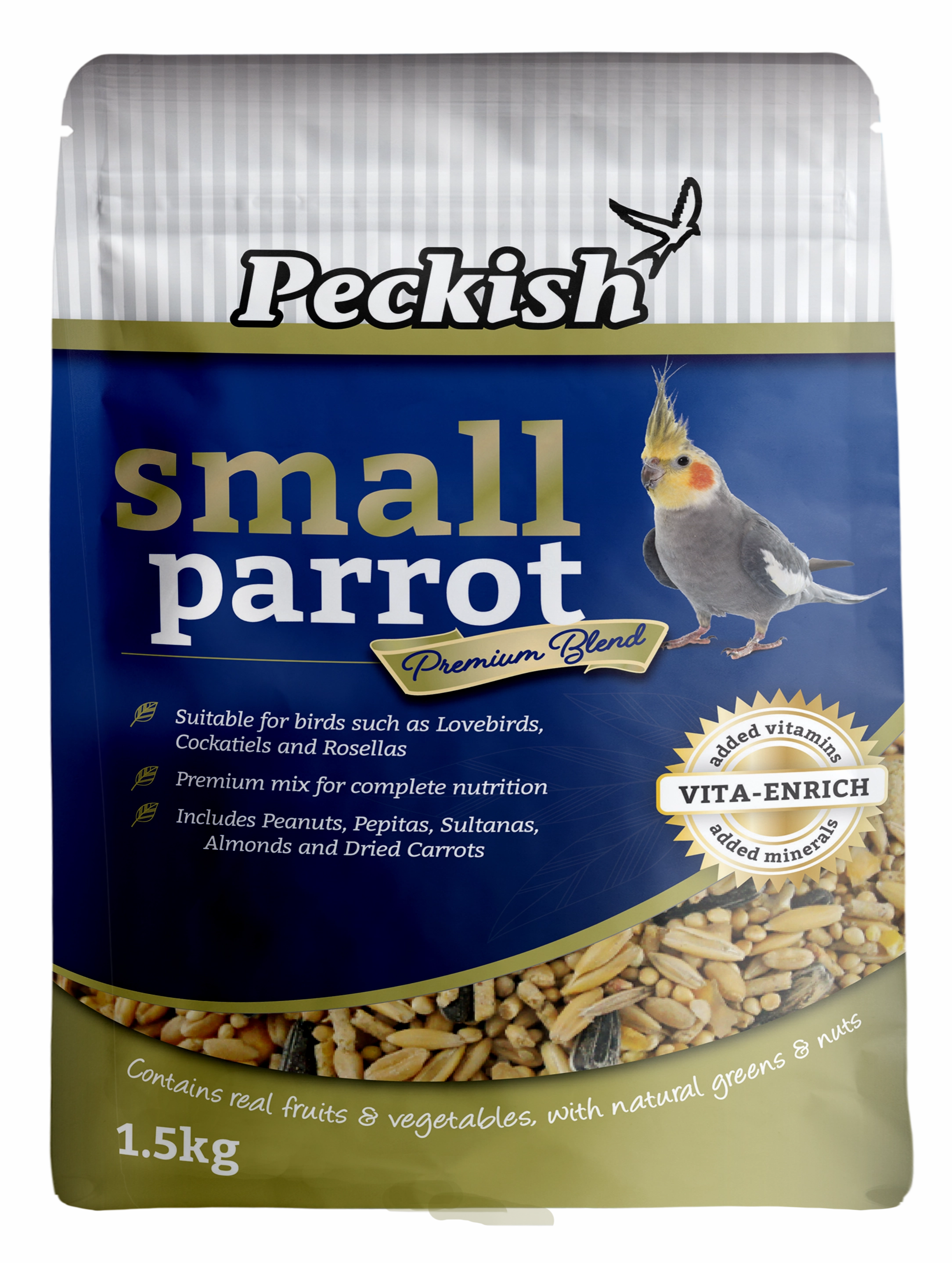 Peckish - Small Parrot Premium Blend (1.5kg)