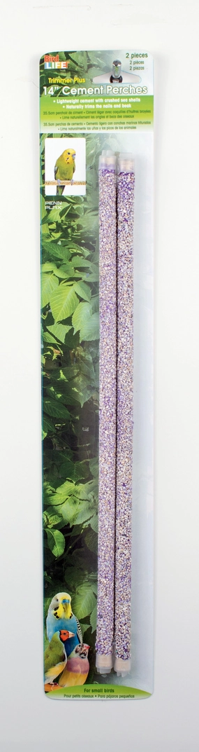 Penn Plax - Wood & Cement Perch (14in)