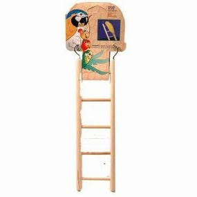 Penn Plax Wooden Bird Ladder