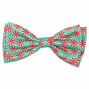 Peppermints Dog Bow Tie