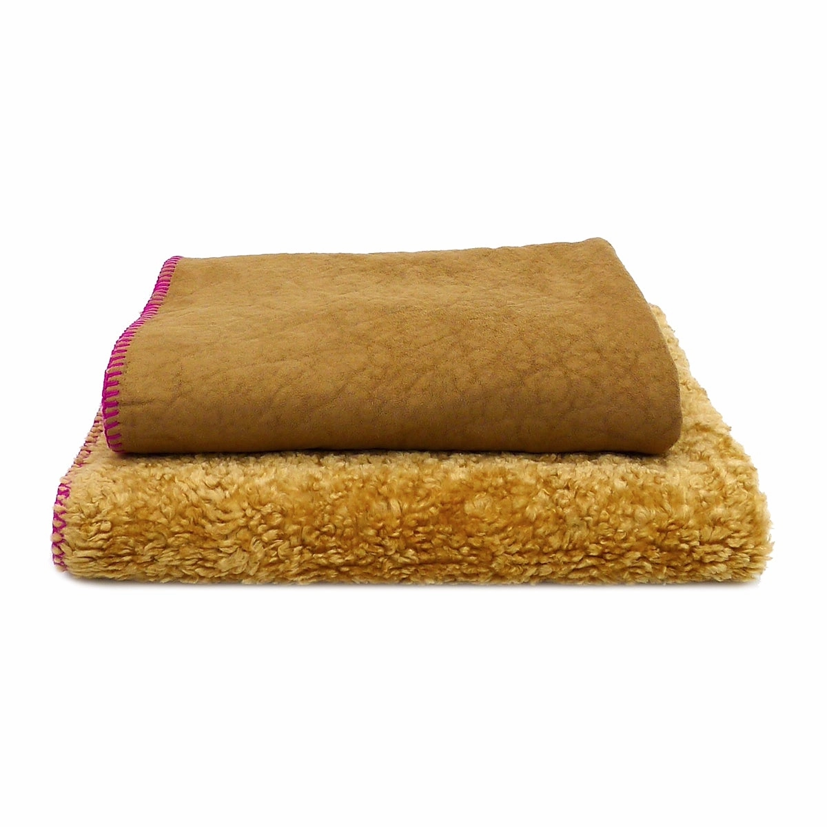 Personalized Fuchsia Stitch Dog Blanket