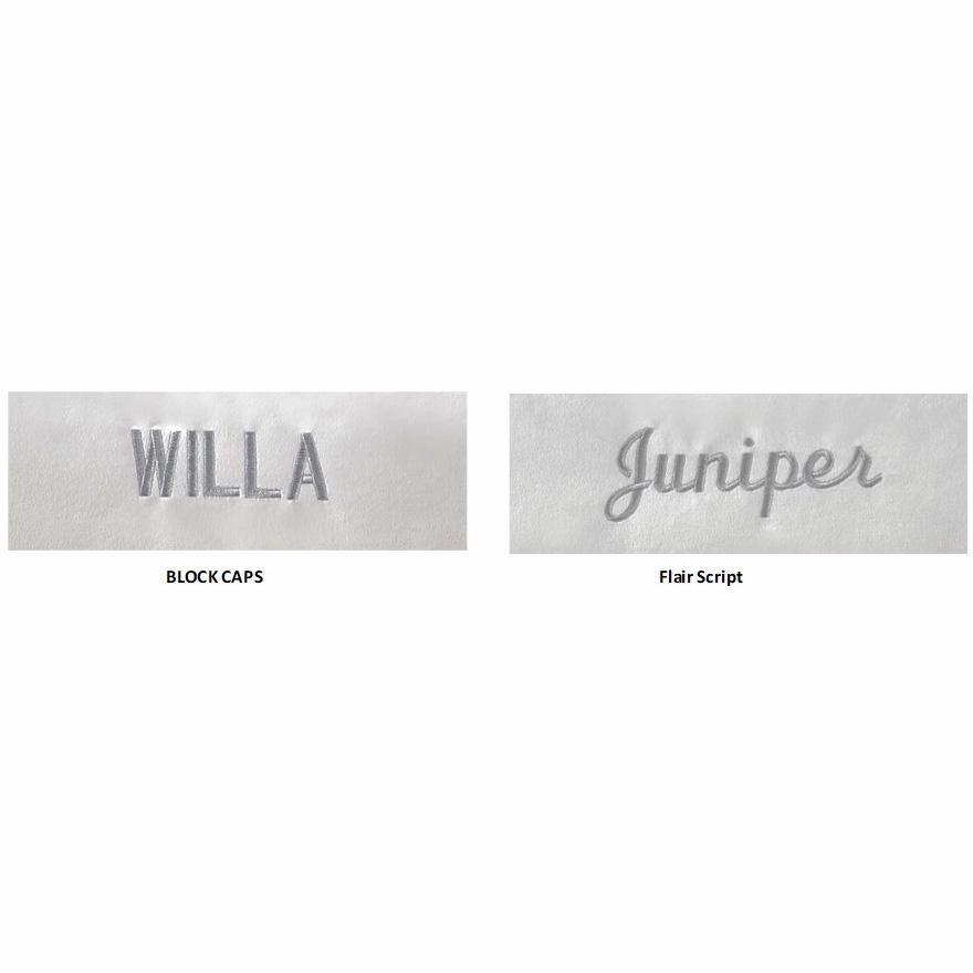 Personalized Holiday Snowflake Microvelvet Scoop Dog Bed