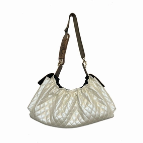 Petote Gigi Sling Dog Carrier Ivory Quilted